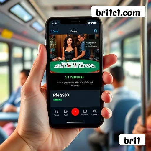 Aplicativo móvel br11 para iOS e Android
